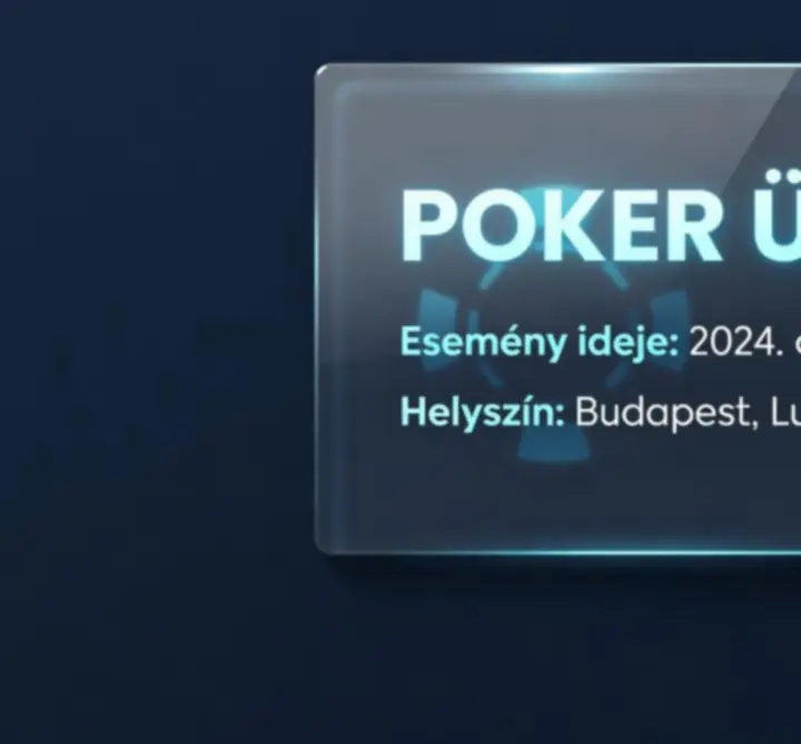 Póker eseménykártya menetrend példával